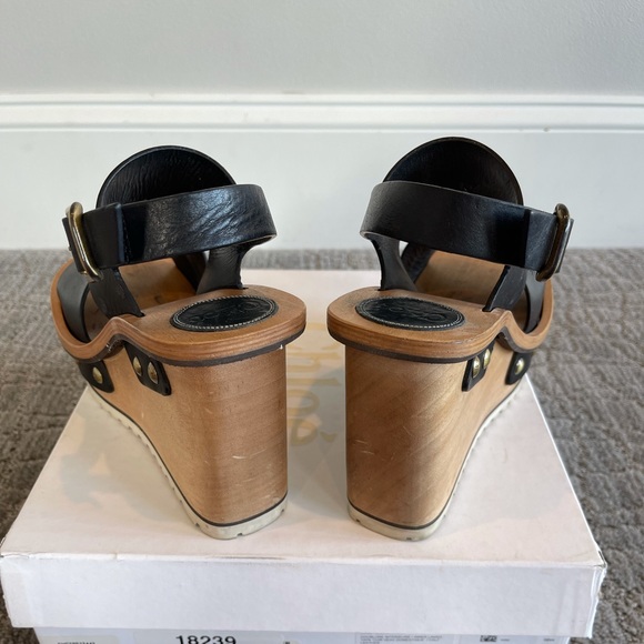 Chloe platform sandals sz 38 - Picture 4 of 4